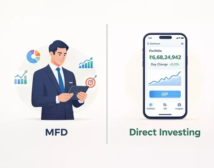 Direct Investing vs Mutual Fund Distributor in Delhi: Understanding the Difference